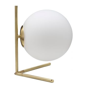 Lampa de masa Glamy Low, Mauro Ferretti, 1 x E14, 40W, 25x27 cm, fier/sticla Lampa de masa Glamy Low, Mauro Ferretti, 1 x E14, 40W, 25x27 cm, fier/sticla