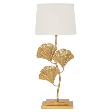 Lampa de masa Glamy, Mauro Ferretti, 1 x E27, 40W, fier/poliester, auriu/alb Lampa de masa Glamy, Mauro Ferretti, 1 x E27, 40W, fier/poliester, auriu/alb