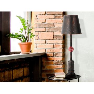 Lampa de masa Manhattan Simple, Mauro Ferretti, 21x64 cm, fier Lampa de masa Manhattan Simple, Mauro Ferretti, 21x64 cm, fier