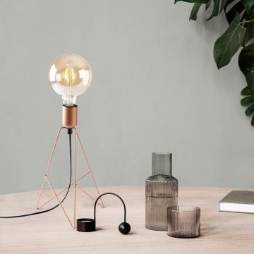 Lampa de masa, Sheen, 521SHN2224, Metal, Cupru Lampa de masa, Sheen, 521SHN2224, Metal, Cupru